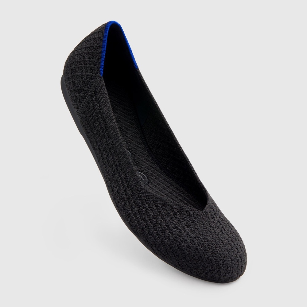 Rothy’s Ballet Flats Black Round Toe 6.5 EUC